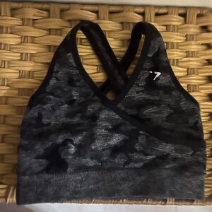 Gymshark Black Racerback Sports Bra